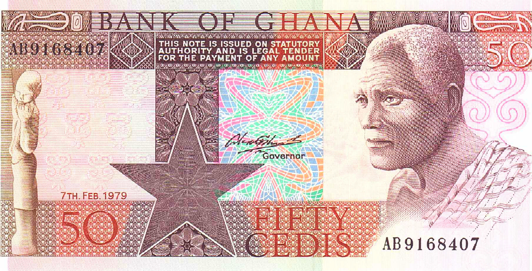 Ghana 50 1979 UNC P-22/a